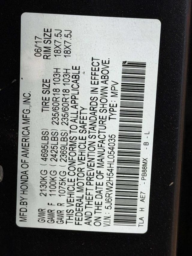 2017 Honda CR-V EX AWD - 22979610 - 16