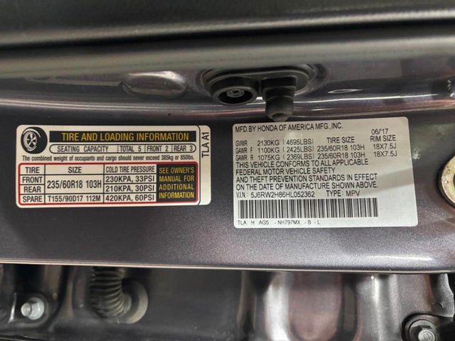 2017 Honda CR-V EX-L AWD - 22965527 - 50