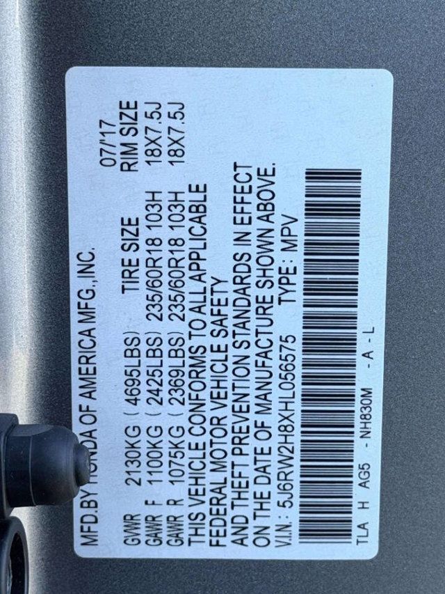 2017 Honda CR-V EX-L AWD - 23044847 - 18