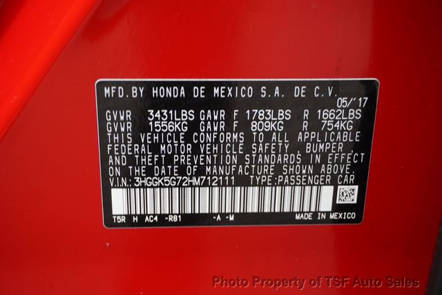 2017 Honda Fit EX Manual 6 SPEED SUNROOF REAR/SIDE CAMERA BLUETOOTH LOW MILES  - 22947068 - 13