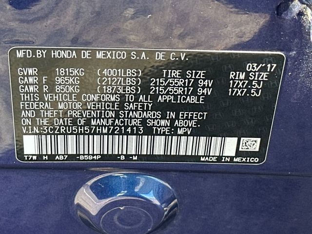 2017 Honda HR-V EX 2WD CVT - 23038550 - 21
