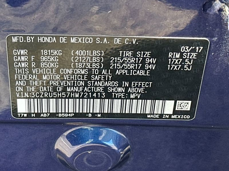 2017 Honda HR-V EX 2WD CVT - 23038550 - 21