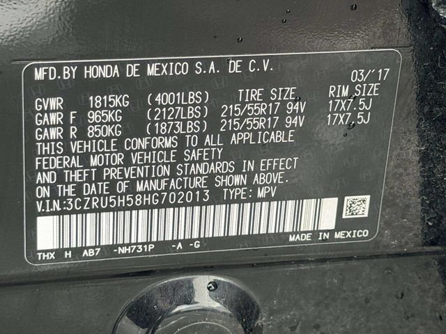 2017 Honda HR-V EX 2WD CVT - 23022432 - 20