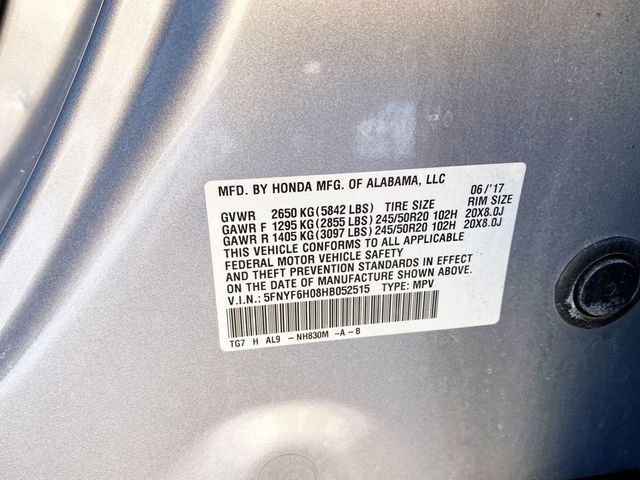 2017 Honda Pilot Elite AWD - 23000108 - 20