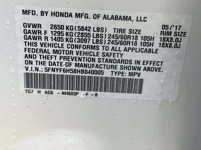 2017 Honda Pilot EX-L AWD - 22934058 - 13