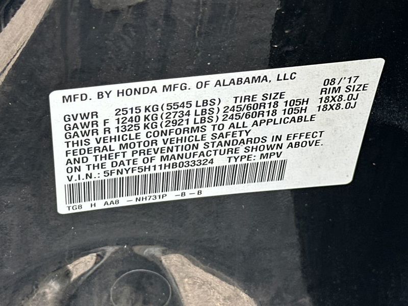 2017 Honda Pilot LX 2WD - 23042833 - 20