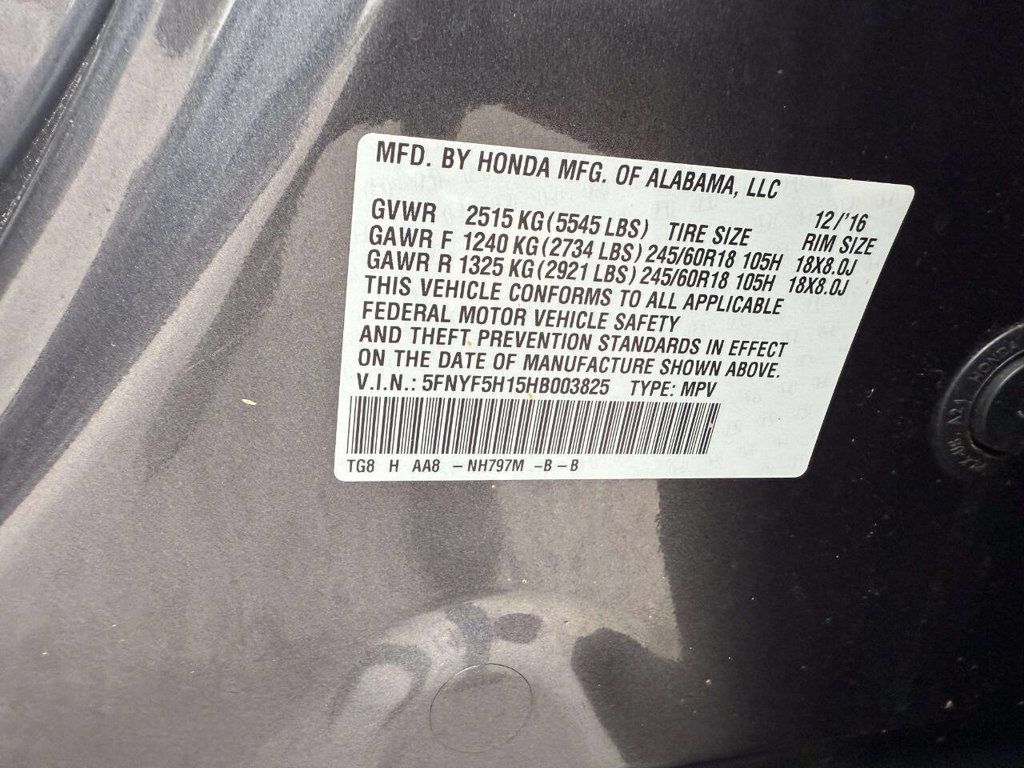 2017 Honda Pilot LX 2WD - 22931358 - 28
