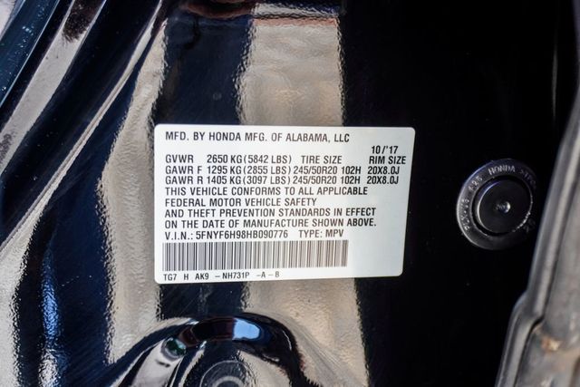 2017 Honda Pilot Touring AWD - 23078863 - 42