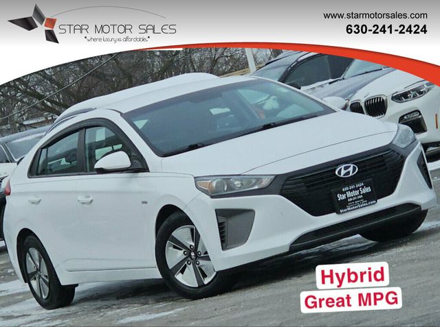 2017 Hyundai Ioniq Hybrid Blue Hatchback - 22964464 - 0