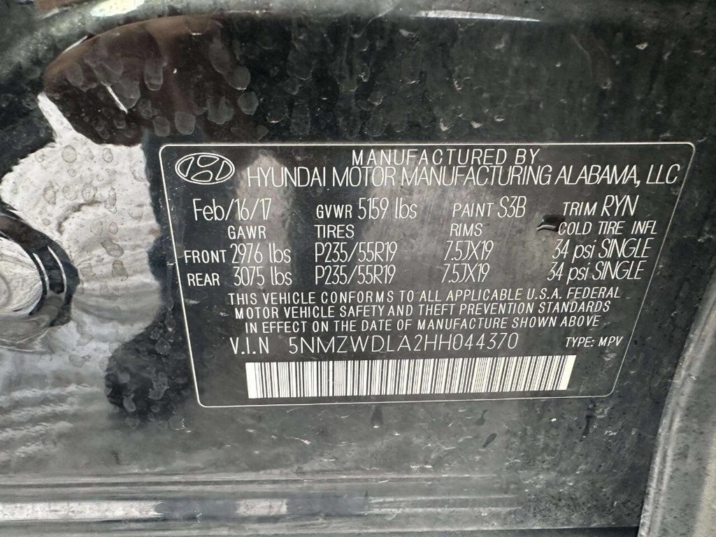 2017 Hyundai Santa Fe Sport 2.0T Ultimate Automatic AWD - 22982285 - 33