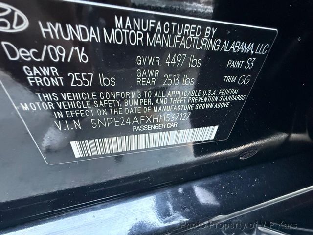 2017 Hyundai Sonata  - 22933301 - 24
