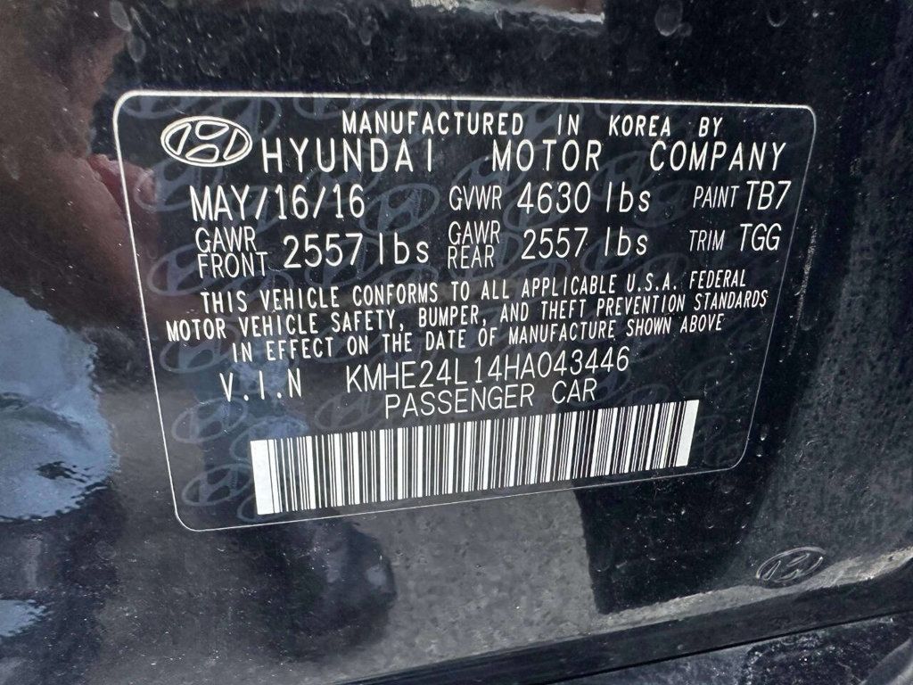 2017 Hyundai Sonata Hybrid SE 2.0L - 23049455 - 36