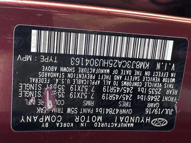 2017 Hyundai Tucson Limited AWD - 23000584 - 21