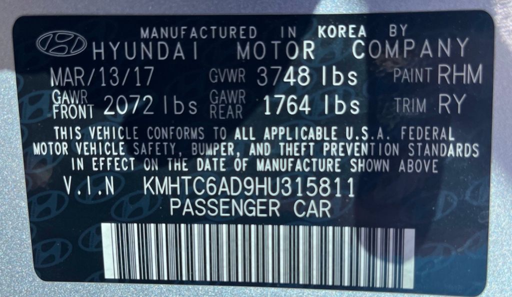 2017 Hyundai Veloster Value Edition Dual Clutch - 21853410 - 36