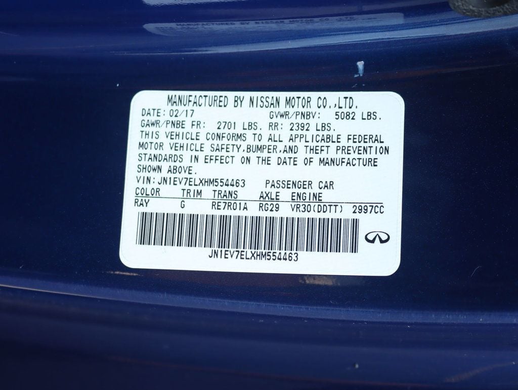 2017 INFINITI Q60 3.0t Premium Plus AWD - 22912447 - 32