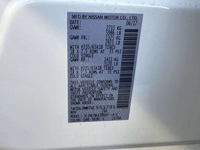 2017 INFINITI QX60 AWD - 22952541 - 28