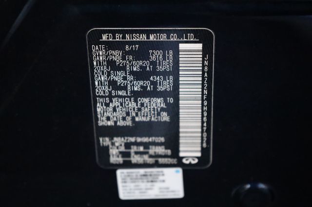 2017 INFINITI QX80 RWD - 22935909 - 10