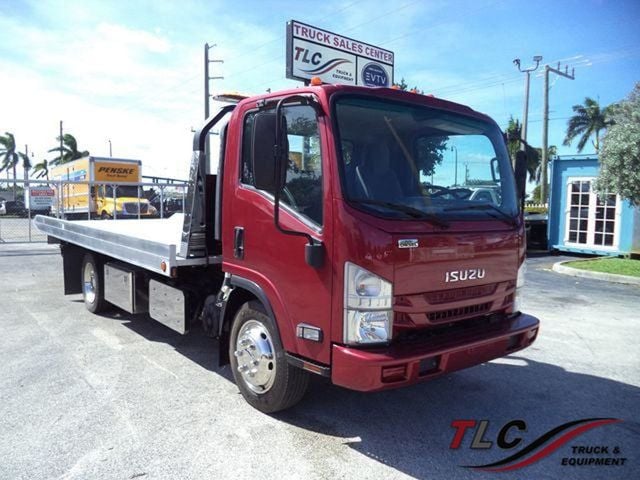 2017 Isuzu NPR XD 19FT JERRDAN ALUMINUM ROLLBACK TOW TRUCK - 22632646 - 0