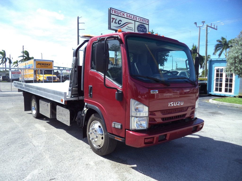 2017 Isuzu NPR XD 19FT JERRDAN ALUMINUM ROLLBACK TOW TRUCK - 22632646 - 1