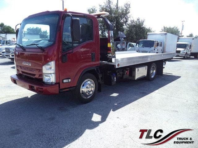 2017 Isuzu NPR XD 19FT JERRDAN ALUMINUM ROLLBACK TOW TRUCK - 22635837 - 0