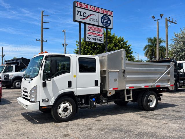 2017 Isuzu NPR XD CREW diesel w/ 14ft Landscape Body Aluminum dump Truck - 23084045 - 1