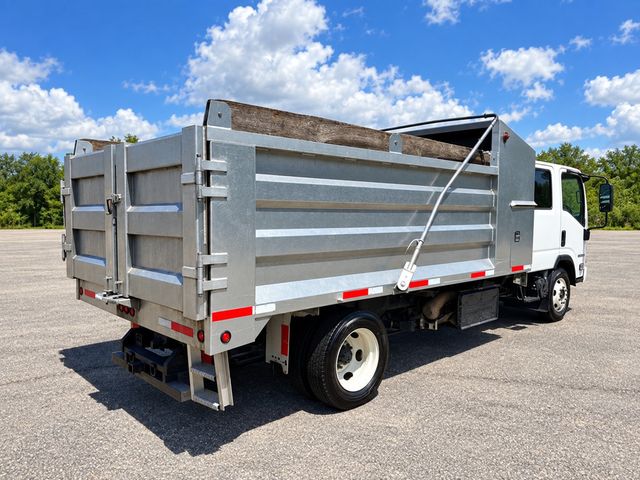 2017 Isuzu NPR XD CREW diesel w/ 14ft Landscape Body Aluminum dump Truck - 23090480 - 3