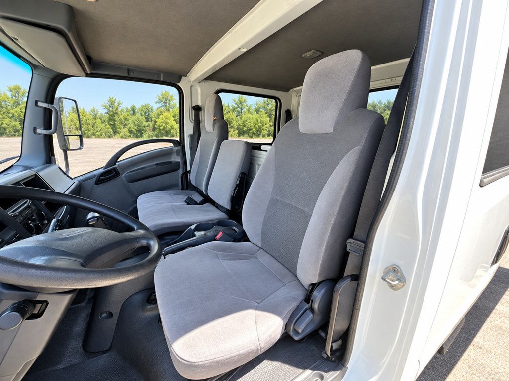 2017 Isuzu NPR XD CREW diesel w/ 14ft Landscape Body Aluminum dump Truck - 23090480 - 4