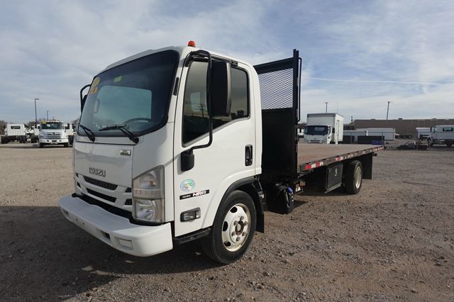 2017 Isuzu NRR (18ft Flatbed dump ICC Bumper) - 22969718 - 2
