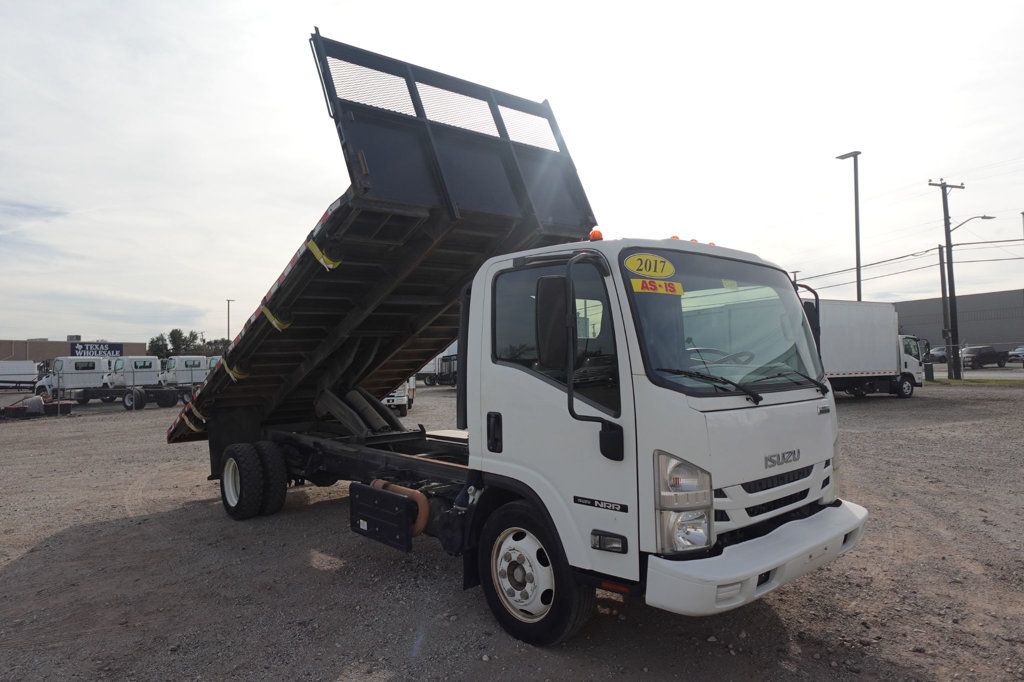 2017 Isuzu NRR (18ft Flatbed dump ICC Bumper) - 22969718 - 30