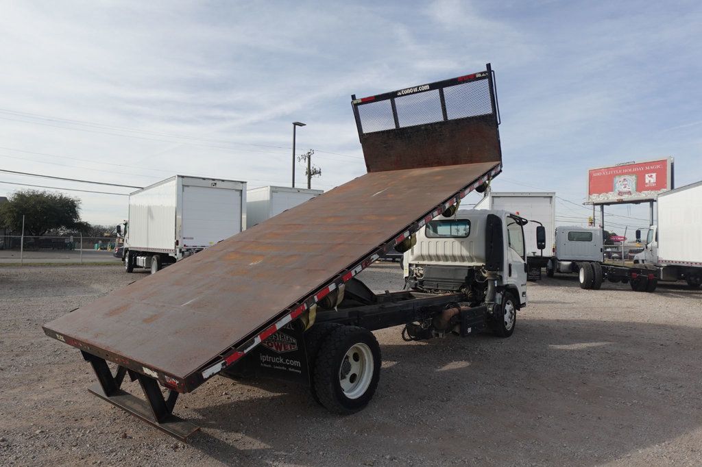 2017 Isuzu NRR (18ft Flatbed dump ICC Bumper) - 22969718 - 32