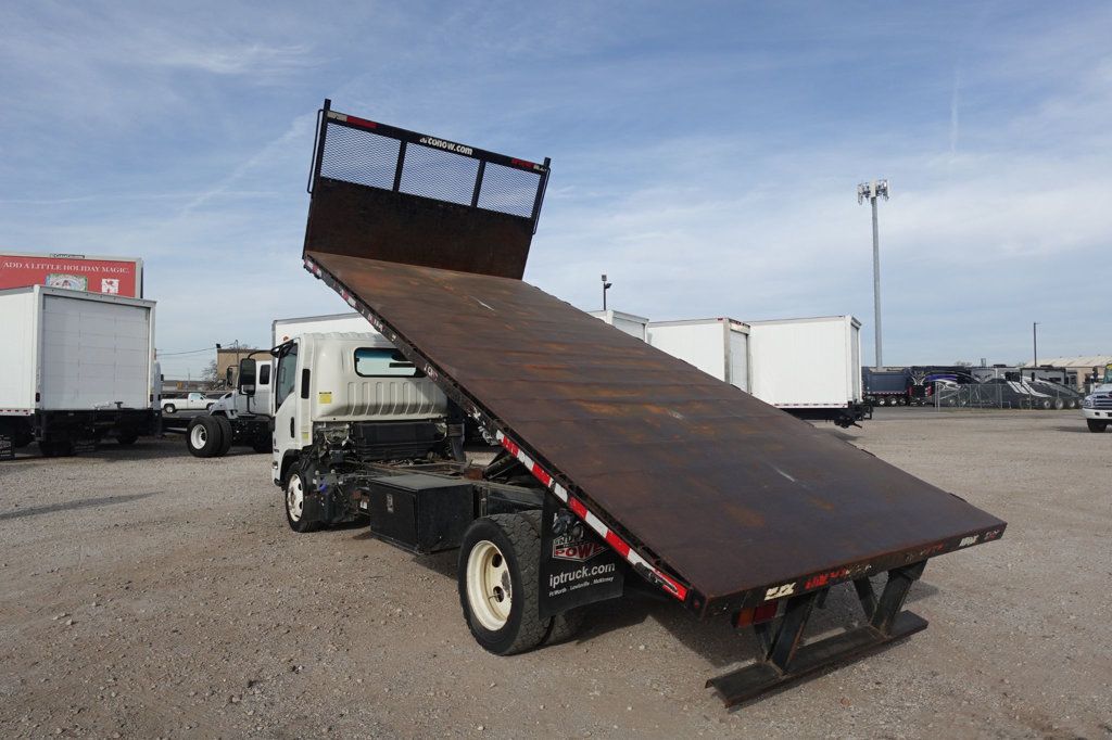 2017 Isuzu NRR (18ft Flatbed dump ICC Bumper) - 22969718 - 34