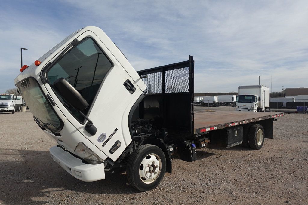 2017 Isuzu NRR (18ft Flatbed dump ICC Bumper) - 22969718 - 62