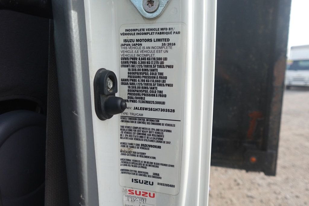 2017 Isuzu NRR (18ft Flatbed dump ICC Bumper) - 22969718 - 69
