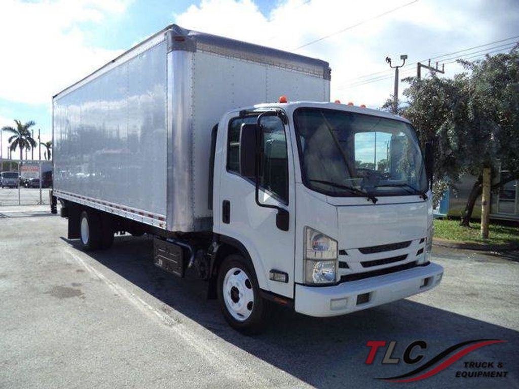 2017 Isuzu NRR 21FT DRY BOX. *LIFTGATE* BOX TRUCK CARGO TRUCK 19.5 GVW - 22217965 - 1