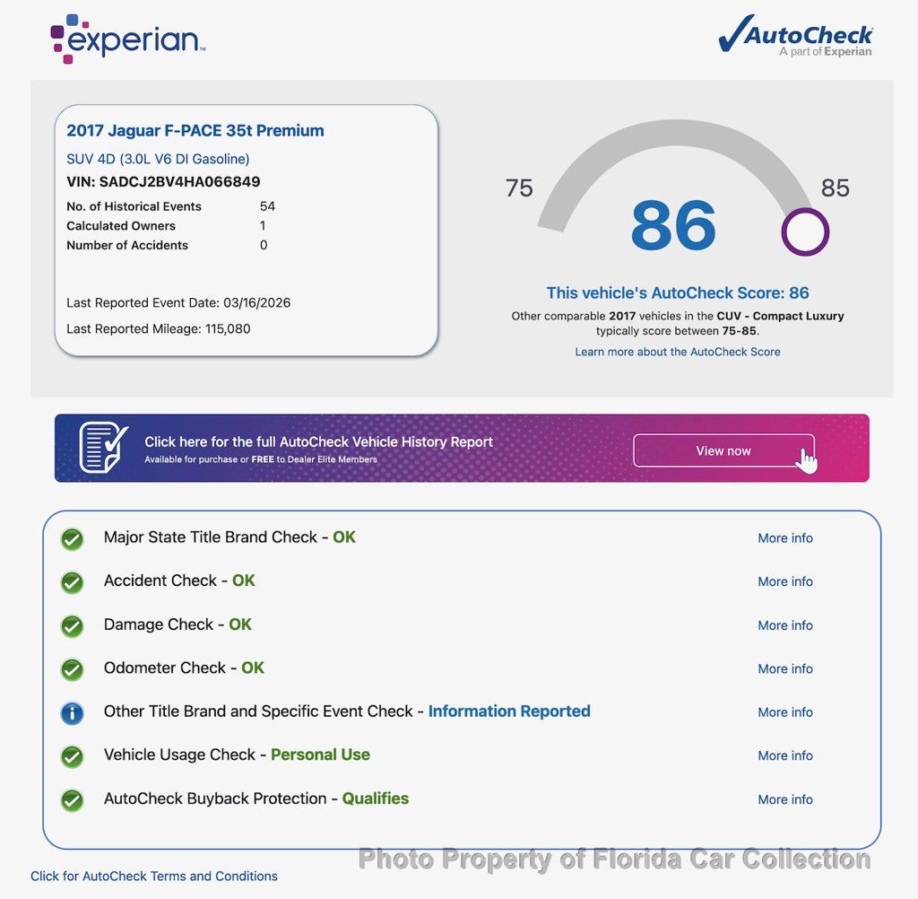 2017 Jaguar F-PACE 35t Premium AWD - 23000688 - 86