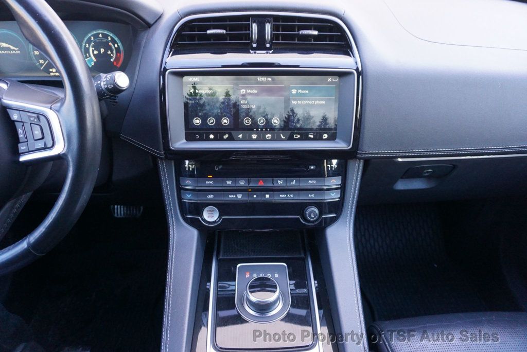 2017 Jaguar F-PACE S AWD CARPLAY REAR CAM NAVIGATION HEATED SEATS  - 22981361 - 27