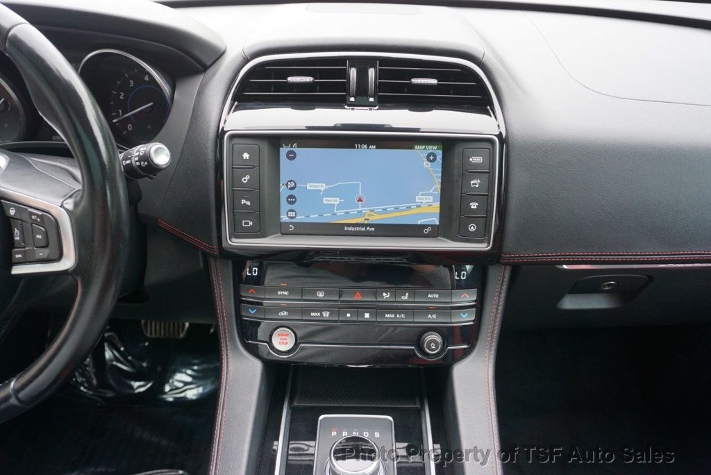 2017 Jaguar F-PACE S AWD RED LEATHER NAVI REAR CAM MERIDIAN SOUND PANO ROOF XENONS  - 22871298 - 19