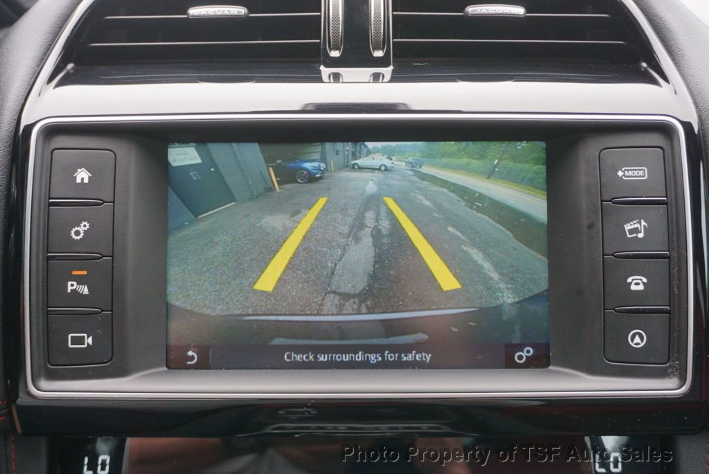 2017 Jaguar F-PACE S AWD RED LEATHER NAVI REAR CAM MERIDIAN SOUND PANO ROOF XENONS  - 22871298 - 21