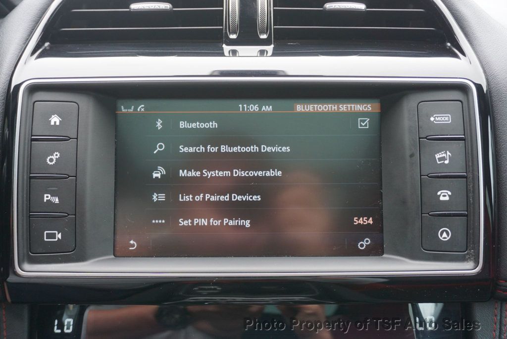 2017 Jaguar F-PACE S AWD RED LEATHER NAVI REAR CAM MERIDIAN SOUND PANO ROOF XENONS  - 22871298 - 22