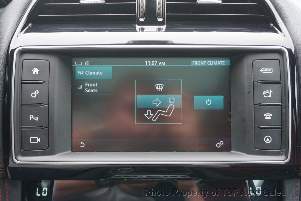 2017 Jaguar F-PACE S AWD RED LEATHER NAVI REAR CAM MERIDIAN SOUND PANO ROOF XENONS  - 22871298 - 23