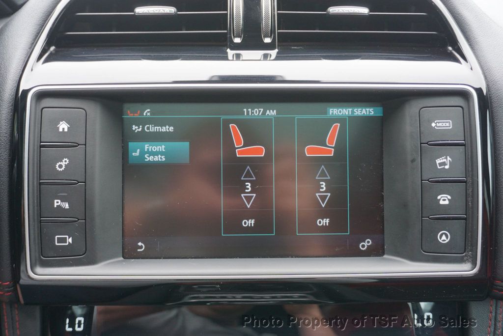 2017 Jaguar F-PACE S AWD RED LEATHER NAVI REAR CAM MERIDIAN SOUND PANO ROOF XENONS  - 22871298 - 24