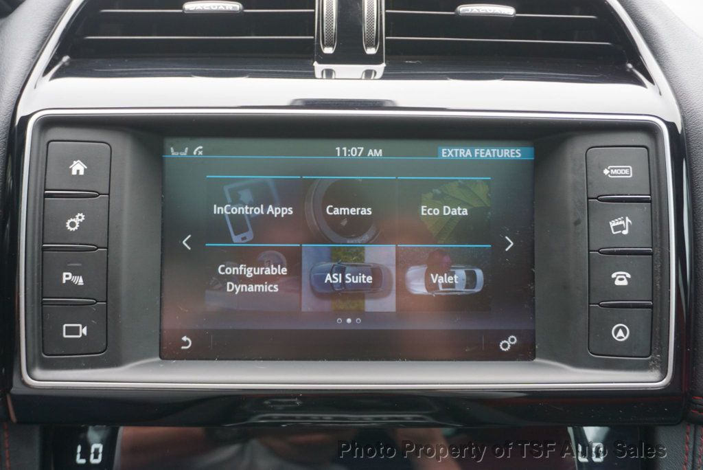 2017 Jaguar F-PACE S AWD RED LEATHER NAVI REAR CAM MERIDIAN SOUND PANO ROOF XENONS  - 22871298 - 25