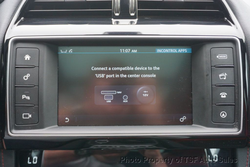 2017 Jaguar F-PACE S AWD RED LEATHER NAVI REAR CAM MERIDIAN SOUND PANO ROOF XENONS  - 22871298 - 26