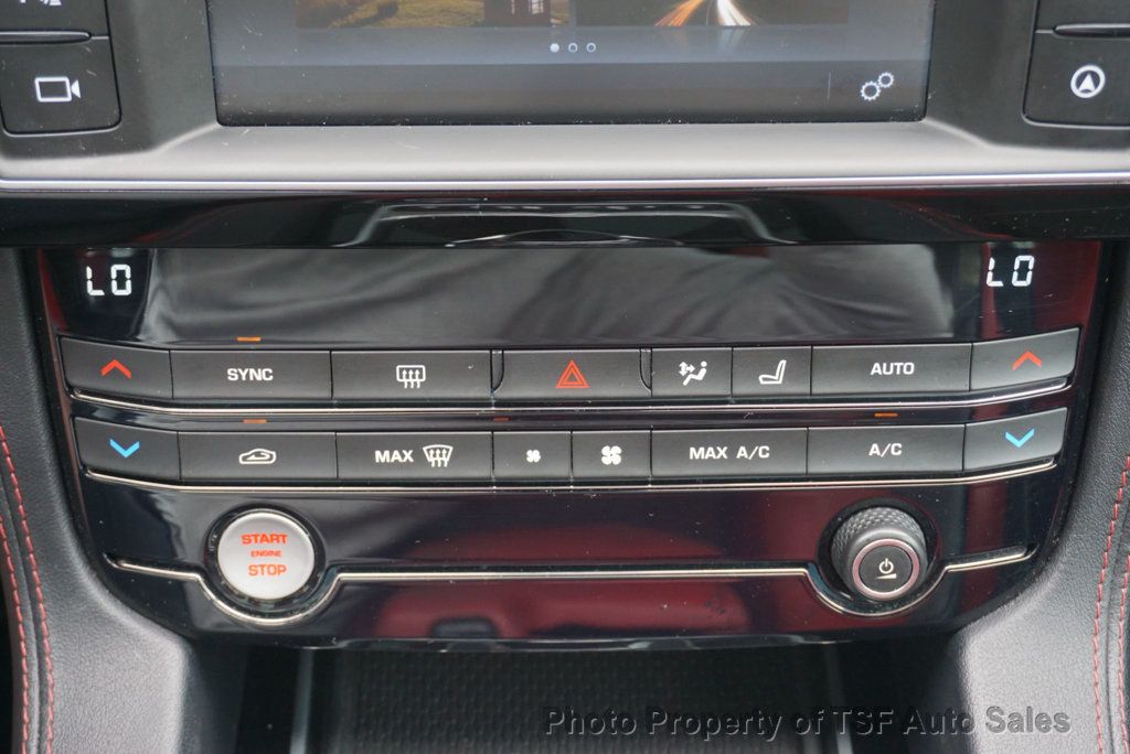 2017 Jaguar F-PACE S AWD RED LEATHER NAVI REAR CAM MERIDIAN SOUND PANO ROOF XENONS  - 22871298 - 27