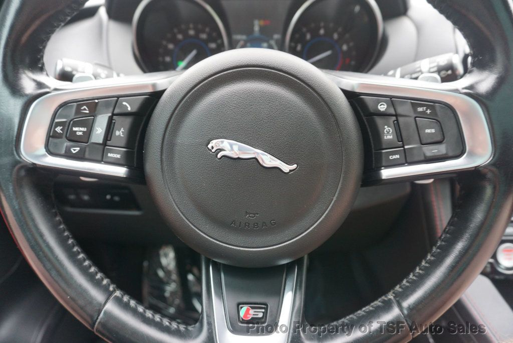 2017 Jaguar F-PACE S AWD RED LEATHER NAVI REAR CAM MERIDIAN SOUND PANO ROOF XENONS  - 22871298 - 29