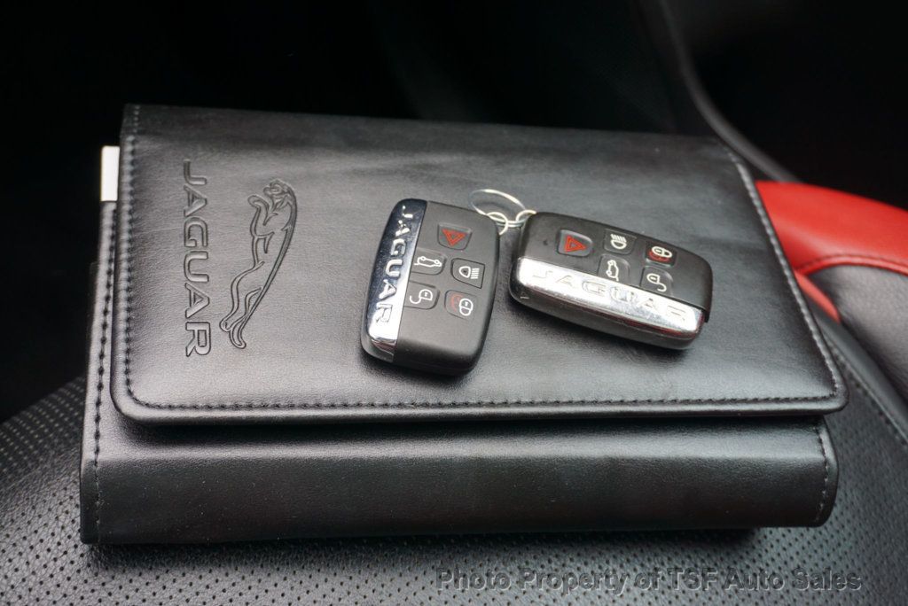 2017 Jaguar F-PACE S AWD RED LEATHER NAVI REAR CAM MERIDIAN SOUND PANO ROOF XENONS  - 22871298 - 41