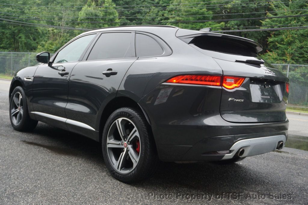 2017 Jaguar F-PACE S AWD RED LEATHER NAVI REAR CAM MERIDIAN SOUND PANO ROOF XENONS  - 22871298 - 4