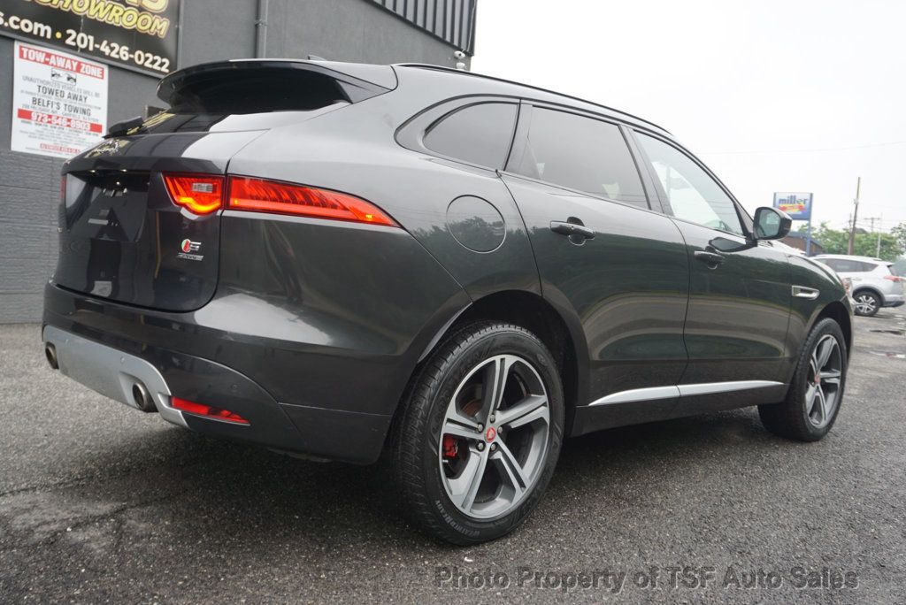 2017 Jaguar F-PACE S AWD RED LEATHER NAVI REAR CAM MERIDIAN SOUND PANO ROOF XENONS  - 22871298 - 6