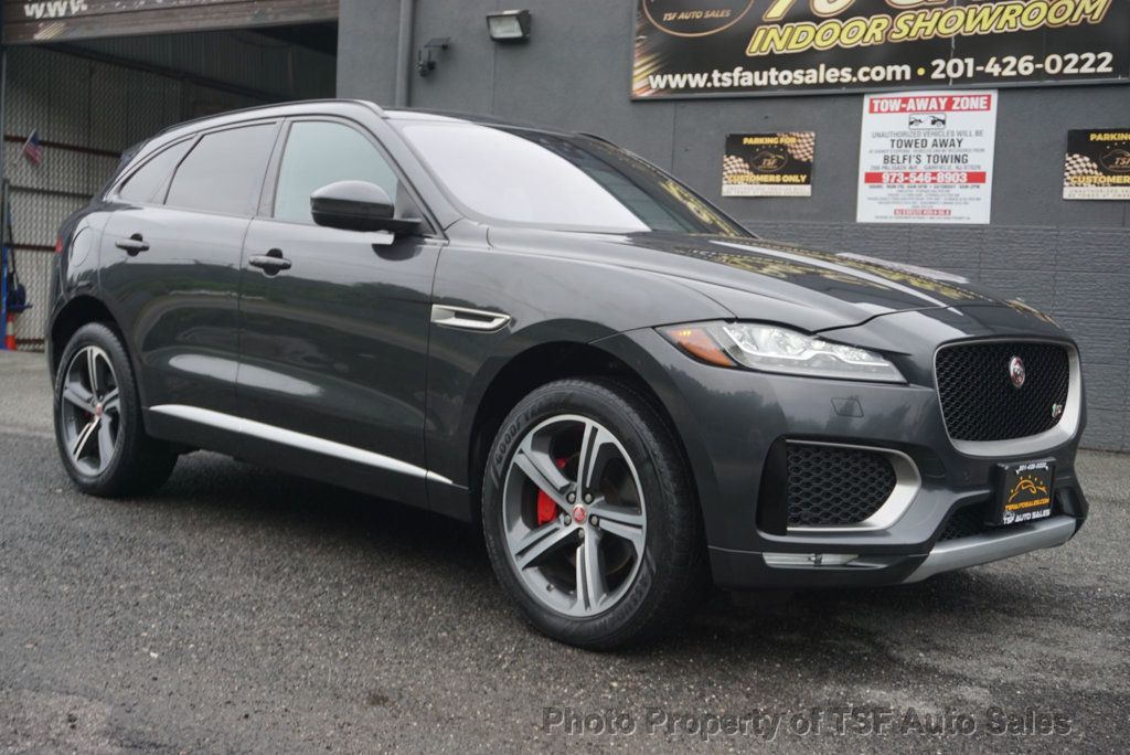 2017 Jaguar F-PACE S AWD RED LEATHER NAVI REAR CAM MERIDIAN SOUND PANO ROOF XENONS  - 22871298 - 8