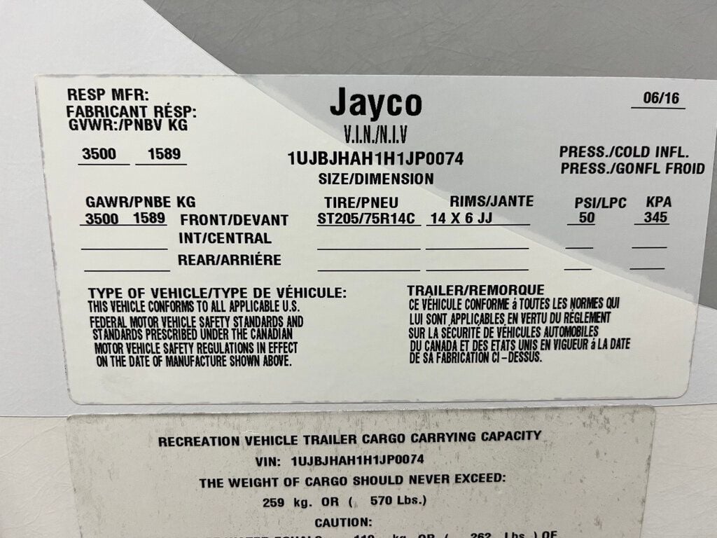 2017 Jayco 16XRB  - 22470927 - 34